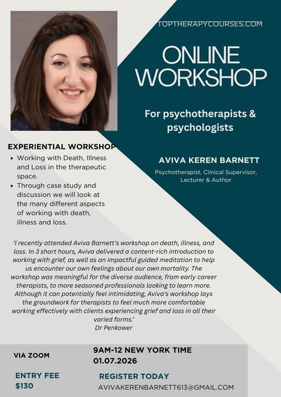 Working with Death, Illness and Loss Workshop