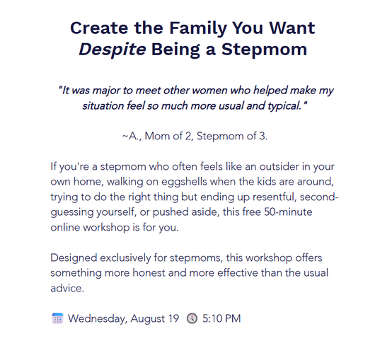 Create the Family You Want Despite Being a Stepmom