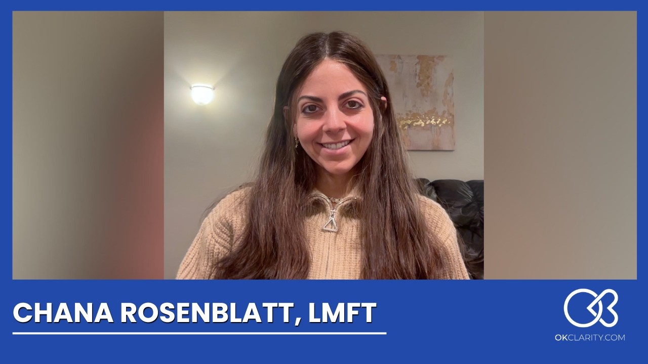 A bit about my work... by Chana Rosenblatt, LMFT, Psychotherapist