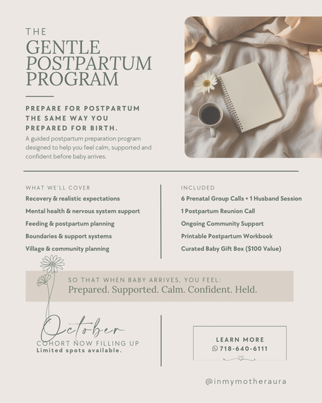 Gentle Postpartum Program