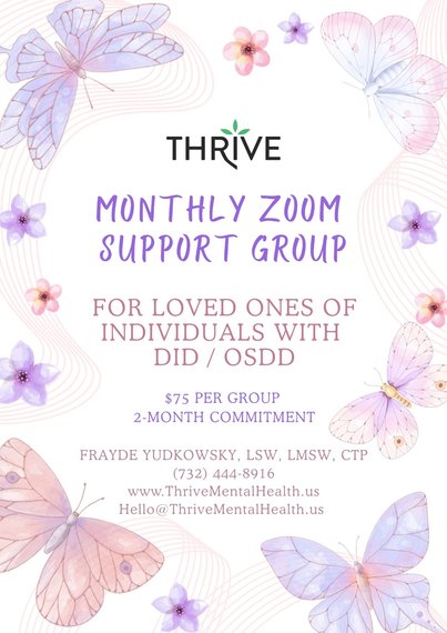 SUPPORT GROUP FOR LOVED ONES OF INDIVIDUALS WITH DID/OSDD