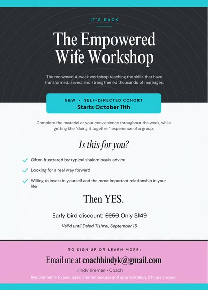 The Empowered Wife Workshop