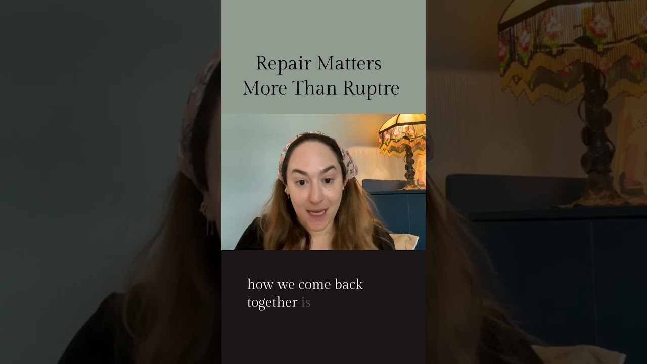 Repair Matters More Than Rupture by Tzivie Pill, LCSW, Licensed Clinical Social Worker