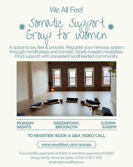 Somatic Support Group for Women