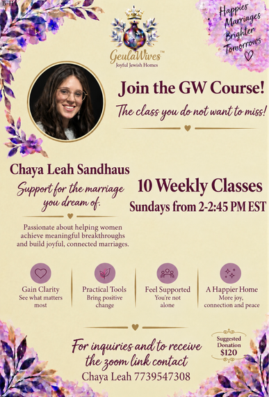 The Geula Wives Class