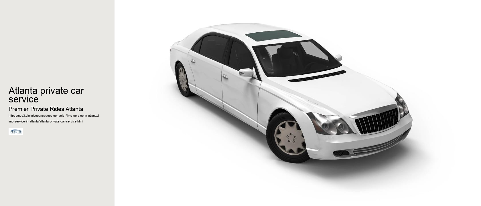Atlanta private car service