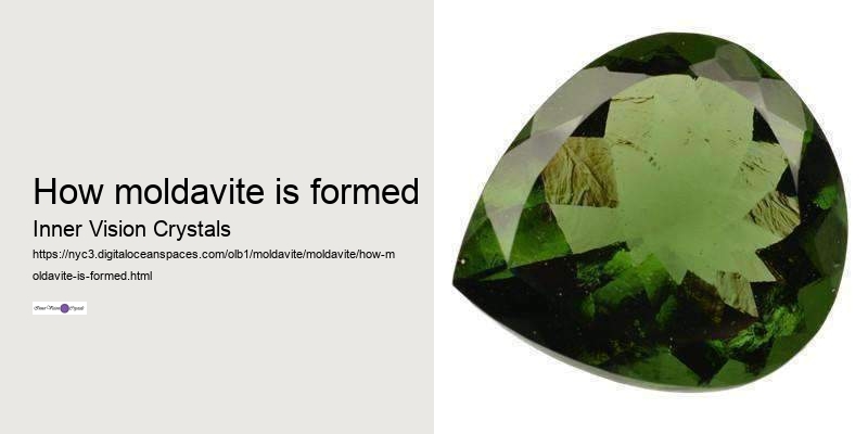 how moldavite is formed