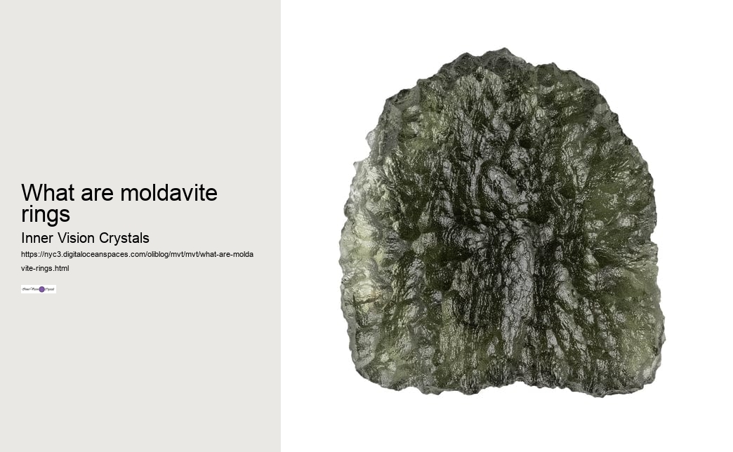 what are moldavite rings