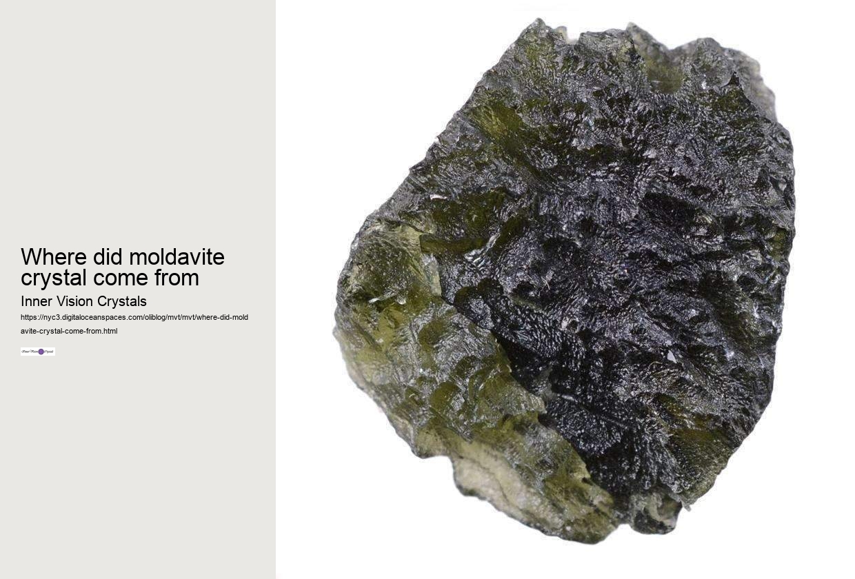 where did moldavite crystal come from