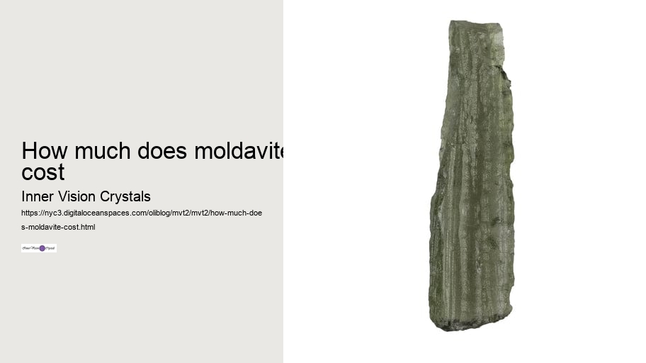 how much does moldavite cost