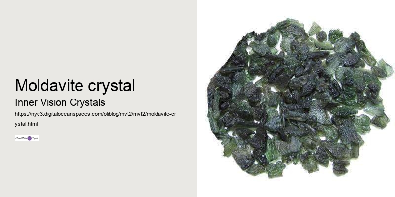 moldavite crystal