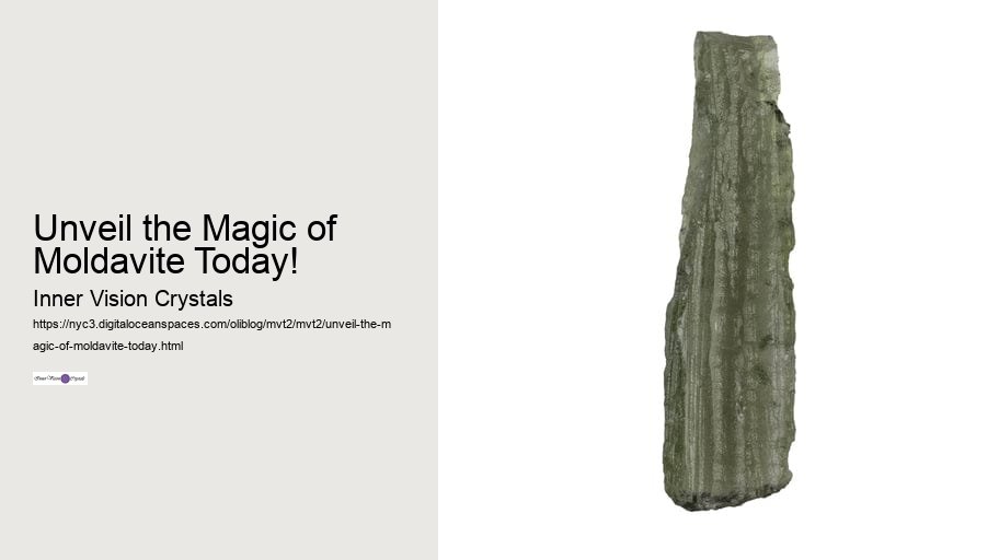 Unveil the Magic of Moldavite Today!