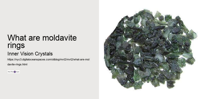 what are moldavite rings