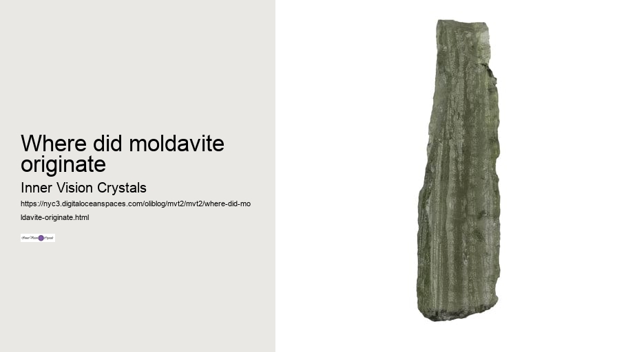 where did moldavite originate