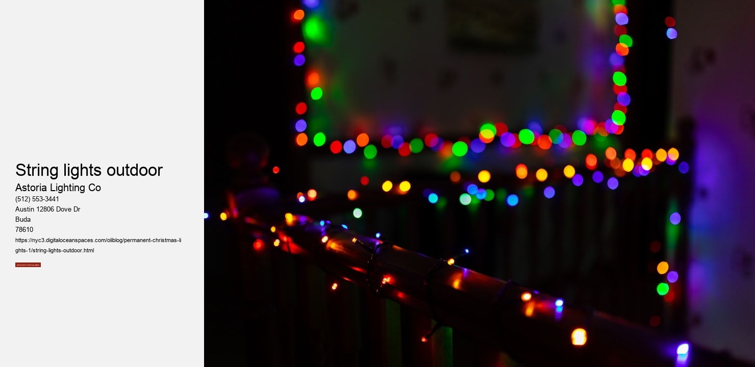 string lights outdoor