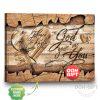 Personalized Valentine Wall Art, Wedding Anniversary Gift For Couple, God Gave Me You Sign