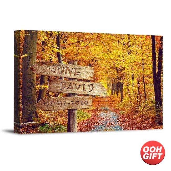 Autumn forest  Unique Personalized Photo or Canvas Prints with image 1