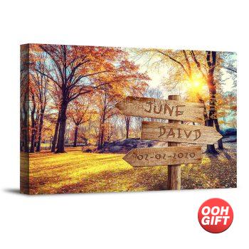 Central Park at Autumn Personalized Photo or Canvas Prints image 1