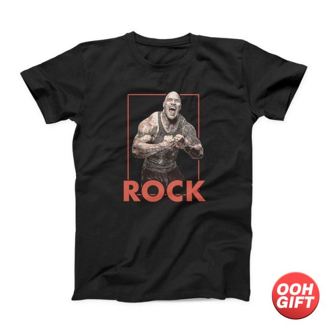 1990s THE ROCK Drawn And Printed Shirt : Adult Youth Toddler image 1