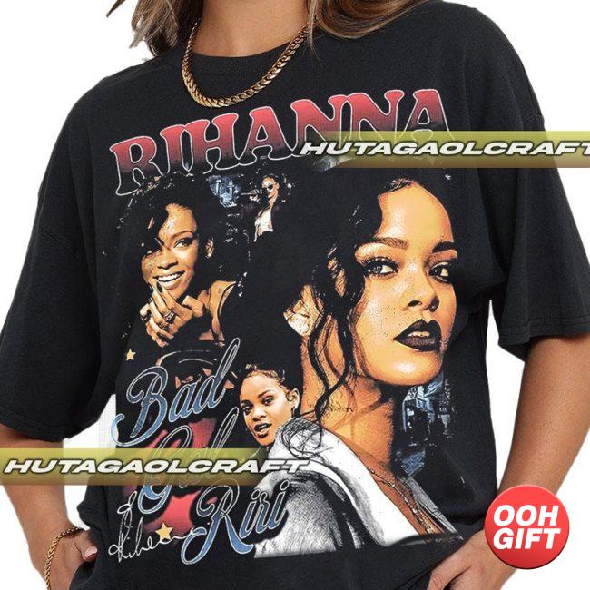 Limited Rihanna Bad gal Riri Vintage T-Shirt Gift For Woman image 1