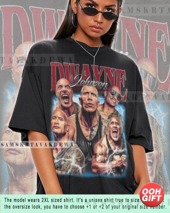 Limited Dwayne Johnson Shirt The Rock T-shirt Vintage Bootleg image 1