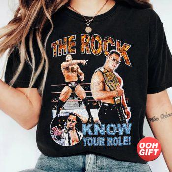 Vintage Style The Rock Vintage 90s T-Shirt Gift For Woman and image 1