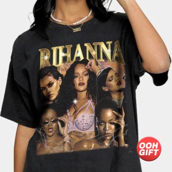 Rihanna 90s Vintage Shirt Rihanna Singer Classic Retro image 1