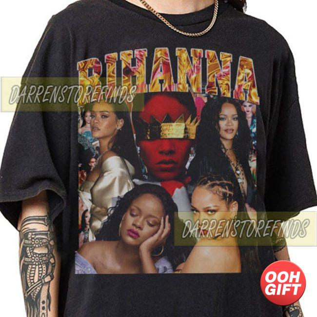 Rihanna 90s Vintage Shirt  Rihanna Comfort Colors Tee  image 1