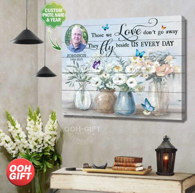 OOH-GIFT Personalized Canvas Artwork – Best Memorial Gift for Parents
