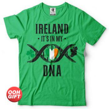 Ireland T-shirt Irish Heritage Tee Shirt St. Patrick’s Day Shirt Ireland nationality heritage Shirt Shamrock Tee Shirt