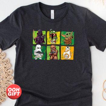 Star Wars St Patrick’s Day T-Shirt, St Patrick’s Yoda T-Shirt, Darth Vader T-Shirt, Disney Star Wars T-Shirt, Star Wars Shamrock T-Shirt