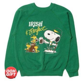 Vintage Irish & Perfect Snoopy St. Patrick’s Day Sweatshirt