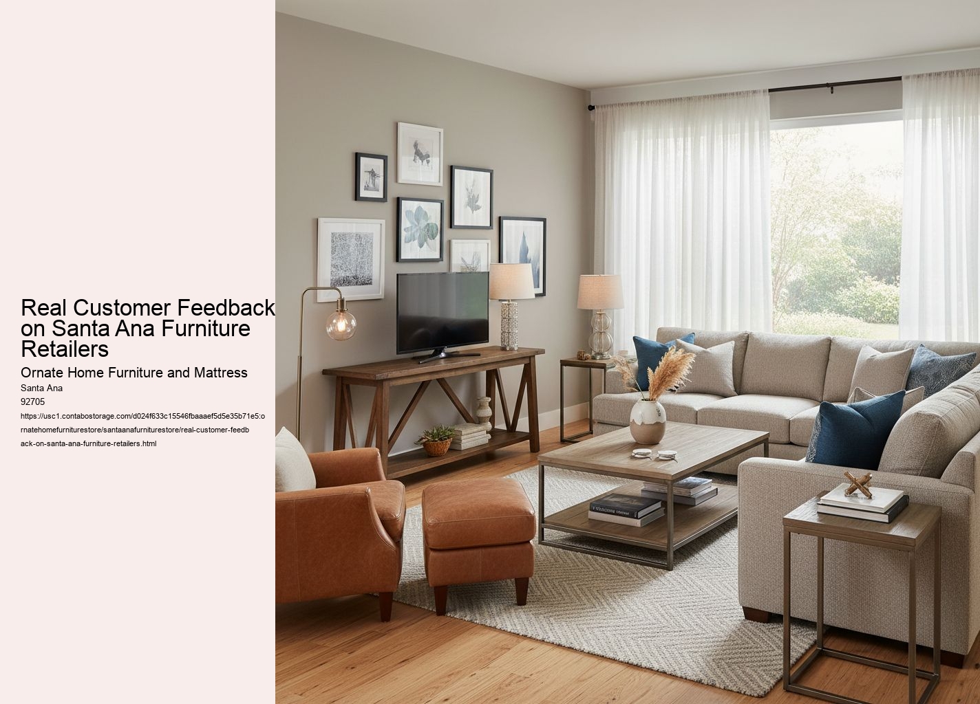 Real Customer Feedback on Santa Ana Furniture Retailers