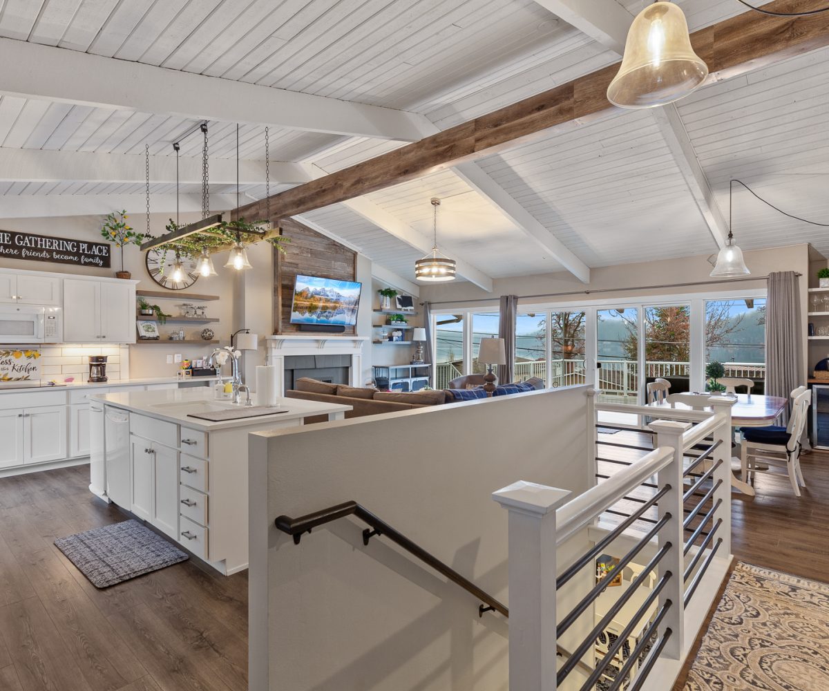 Great room in furnished home located in Liberty Lake, WA.