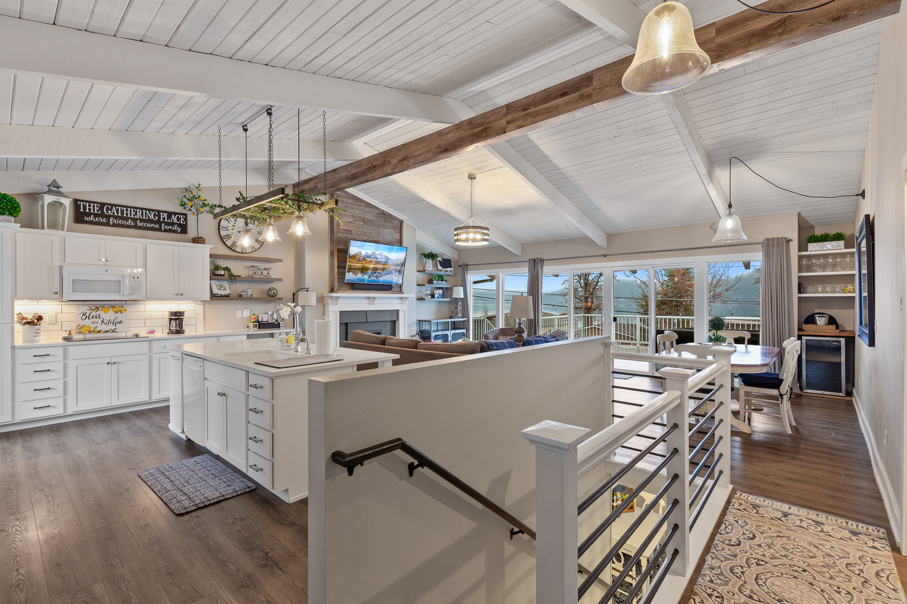 Great room in furnished home located in Liberty Lake, WA.