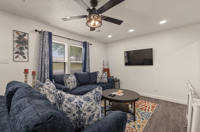 Smart TV in furnished home located in Tulsa, Ok.