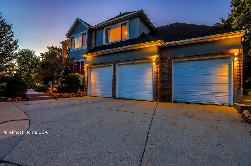 Exterior of furnished 5 bedroom home in Holladay, UT.