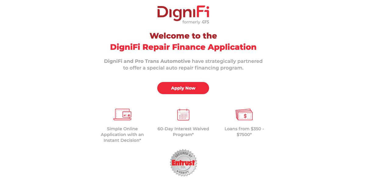 DigniFi Finance Repair