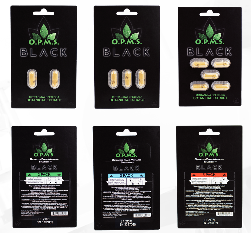 OPMS Black Kratom Capsules