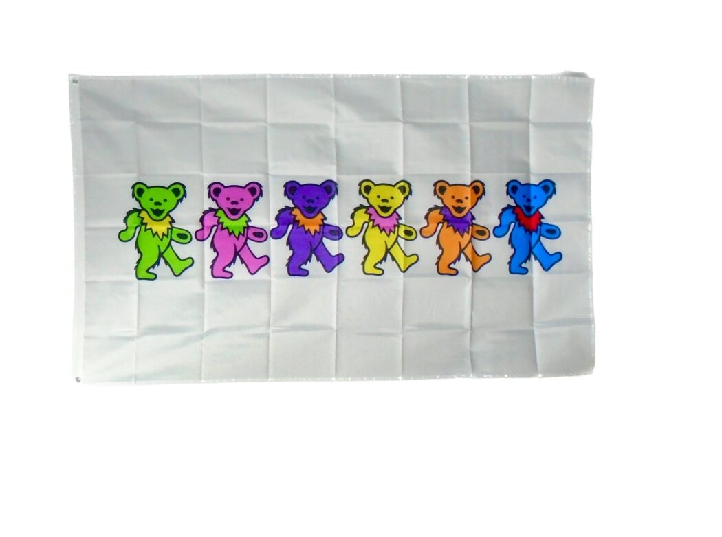 Line dancing Bear Flag 3x5 ft
