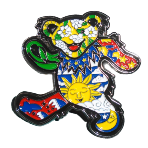Dancing Bear Grateful Dead Hat Pin