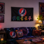 Grateful Dead Steal Your Face wall flag