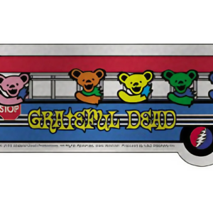 Licensed Grateful Dead glitter tour bus sticker dancing bears