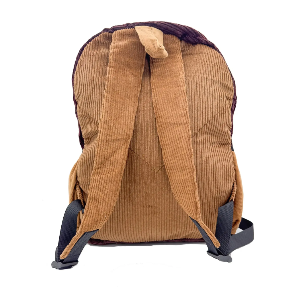 Deadhead Dancing Bear Hugs backpack with embroidered Grateful Dead patch