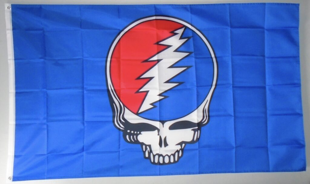 Blue Steal Your Face Grateful Dead Inspired Flag 3×5