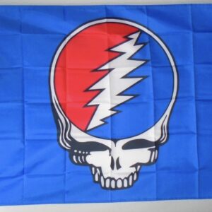 Blue Steal Your Face Grateful Dead Inspired Flag 3x5