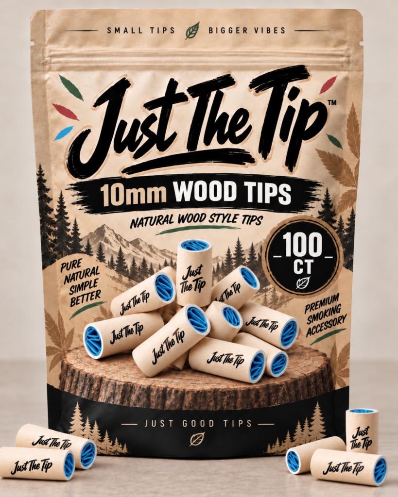 10mm blue filter wood tips pouch