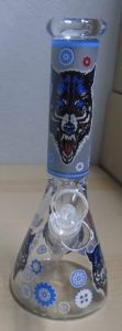 Glass Bong WOLF 10 INCH #1 Redding 420 Cannabis Delivery