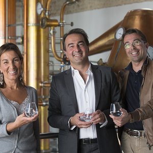 Bottega Family in distillery - Bottega Liqueurs