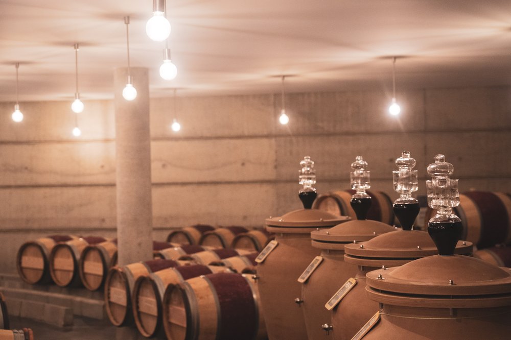 Château L’Evangile barrel cellar - Château L’Evangile